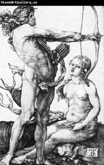 Albrecht Durer Apollo and Diana